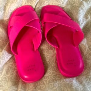 a new day Lennon Bright Pink Sandals